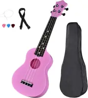 Kids Ukulele 21 Inch Soprano Ukelele,Musical Instrument,Toy Ukulele Gift for Gir