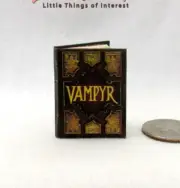 VAMPYR SLAYERS HANDBOOK 1:12 Scale Miniature Readable Illustrated Book
