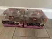 2 Glade Scented Oil Candle Glass Holder 2Oil Candle Refills Dewberry Dreams