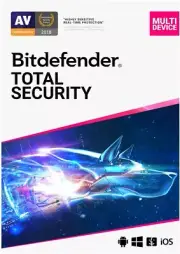 BITDEFENDER TOTAL SECURITY 2025 - 200MB VPN - 5 PC DEVICES 1 YEAR - DOWNLOAD