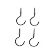 Everhang 18mm Zinc Plated Cup Hook - 4 Pack