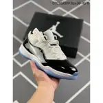 韓國代購 AIR JORDAN 11 RETRO LOW CONCORD 喬丹11代 AJ11 低幫 黑白 康扣