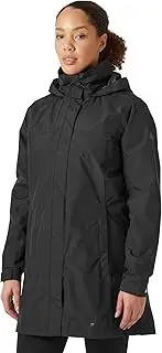 [Helly Hansen] Women's Aden Long Shell Jacket, White, XX-Large