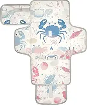 Reusable Changing Pads for Baby with Tissue Pocket Waterproof Changing pad for Baby Lightweight & Foldable Changing Station