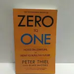 從0到1 英文原版 ZERO TO ONE 從零到一 PETER THIEL