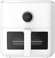 XIAOMI MIJIA Air Fryer, 5.5L Airfryer Oven Healthy Cooking, 12-in-1 Multi-Food Quick & Easy Meal Oiless Cooker, Knob Control, 24H Timer, 40-200℃ Temp, Non-stick Frying Pot, 1500W (with English Manual)