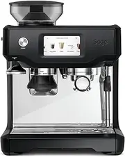 Sage - The Barista Touch - Bean to Cup Coffee Machine with Grinder and Milk Frother, Black Truffle