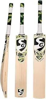 SG Savage Xtreme Cricket Bat for Mens and Boys (Beige, Size -Short Handle) | Material: English Willow | Lightweight | Free Covern| for Professional Player | Ideal for Leather Ball | Grade 3
