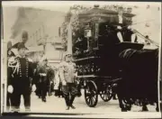 The hearse in state funeral for Bert Hinkler Florence 1933 AVIATION OLD PHOTO