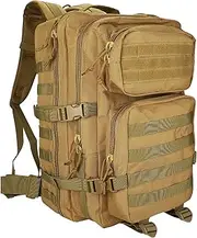 [ProCase] Assault Backpack Bag, 40L Large Capacity 3 Day Outdoor Assault Pack Rucksacks Carry Bag Backpack For Hiking Trekking Camping Travelling Climbing and Other Outdoor Activities