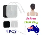 4X Tens Machine Replacement Gel Self Adhesive Reusable 5x5cm Electrode Pads AU