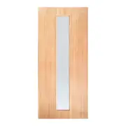 Woodcraft 2040 x 820 x 40mm Entrance Door St Clair Frosted Safety Glass SD02