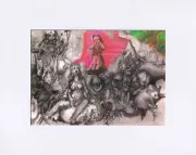 8X10 Matted Print Art Picture Jerry Garcia: Nightmare House