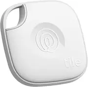[Tile] by Life360 Mate (2024) Bluetooth Tracker, Keys Finder and Item Locator for Keys, Bags and More. Phone Finder. Both iOS and Android Compatible. 1-Pack (White)