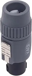 CCWUTQF Speaker Connector 4 Core Professional Audio Power Plug Speakon Connectors(T-Grey)