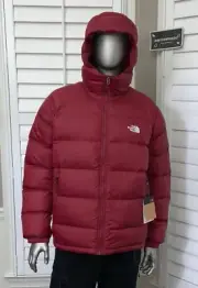 The North Face Men’s Hydrenalite Down Hooded Puffer Jacket - Cordovan XL NWT