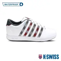 在飛比找蝦皮商城優惠-K-SWISS Court Pro WP防水運動鞋-男-白/