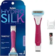 Schick Hydro Silk TrimStyle Moisturizing Razor for Women with Bikini Trimmer,1 Count