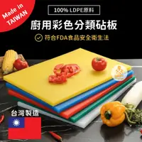 在飛比找蝦皮購物優惠-台灣製造｜45*30cm彩色砧板 營業用砧板 PE砧板 塑膠