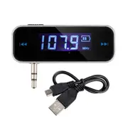 Nevenka FM Transmitter Audio Adapter Car Kit for Car iPad Smart Phones MP3 MP4 Audio Players