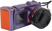 Jectse 4K Digital Camera, 70MP Autofocus Vlogging Camera, 50X Digital Zoom Compact Point and Shoot Camera with Double Screen Flash for Travel Vlogging (Violet)