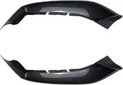 G30 G31 Sport Front Bumper Lip Spoiler Splitter Diffuser Cover Compatible for BMW 5 Series 525i 530i 2017 2018 2019 2020 Guard Body Kit(Carbon Look A)
