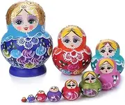 Nesting Dolls Stacking Dolls Russian Dolls 10 Pieces Wooden Russian Doll Matryoshka Nesting Dolls Home Decor Ornaments Gift Matryoshka Dolls Russian Nesting Dolls