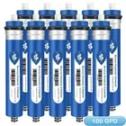 10 Pack 100 GPD RO Membrane Reverse Osmosis System Water Filter for GE GXRM10RBL