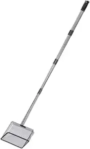 Fzaqwen Cat Litter Scooper Stainless Steel Multifunctional Extendable Mesh
