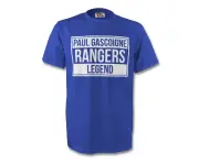 Paul Gascoigne Rangers Legend Tee (blue)