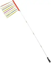 YARNOW Bike Trailer Flag Fiberglass Pole Safety Flags Stick Enhance Visibility Child