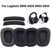 1Pair Replacement Ear Pads Headset Earpads for Logitech G935 G635 G933 G633