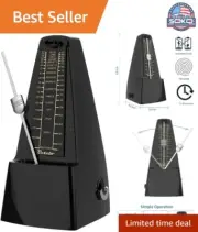 Adjustable Tempo Mechanical Metronome - Develop Rhythm with Precision Beats
