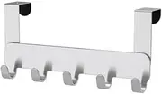 [IKEA] Brogrund Door Hanger Hook Organizer Rack 203.285.44, Stainless Steel For Bedroom, Bathroom, Cloth, Robe