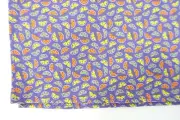 BAR III 3 ZESTY LEMON ORANGE WEDGES PRINT BLUE HANDKERCHIEF POCKET SQUARE NWT