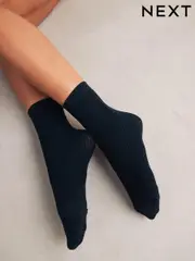 Black Thermal 100D Ankle Socks 3 Pack (B72584) | $23