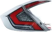 LED Taillight Compatible For Honda Civic Sedan 2016-2020(Smoke)