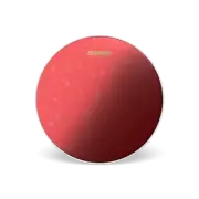 Evans B14HR Hydraulic Red Coated Snare Batter, 14" Drum Head - UPC 019954277840