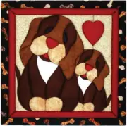 Puppy Love Quilt Magic Kit 12"X12"