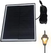 Ring Solar Panel for Doorbell - 185mm, Imbricate Crystalline Silicon, White, 10W, 360-Degree Adjustable, IP65 Waterproof | Durable Materials Solar Panel Charger for Ring Doorbell, Home, Outdoors