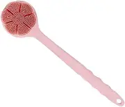Exfoliating Bath Brush Long Handle Silicone Back Scrubber for Body Cleaning for Daily Use
