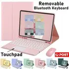 For Samsung Galaxy Tab A9 /A9 Plus Bluetooth Keyboard Flip Leather Case Cover