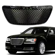 Grille For 2011 2014 Chrysler 300/300C Mesh Luxury Gloss Black Honeycomb Grill