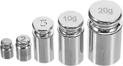 JECOMPRIS 5pcs Gram Weights Kit Precision Calibration Weights (1g-20g) in Stainless Steel for Digital and Jewelry Scales