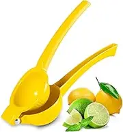 TEZZ Lemon Squeezer, Premium Large Heavy Duty Handhelp Juicer for Lemon, Metal Hand Press Citrus Juicer, Lime Squeezer Bar Tool, Manual Citrus Press