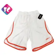 And1 boys' Basketball length shorts White/Orange - Size M