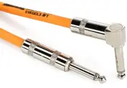 Pro Co EVEGCL3 Evolution Essense Straight to Right-angle Patch Cable - 3 foot