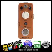 MOOER SOUL SHIVER CHORUS, VIBRATO AND ROTARY MICRO GUITAR EFFECTS PEDAL