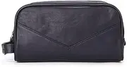 [DLUXCA] Large-Capacity Casual Multi-Functional Makeup Wash Bag Men's Fashion Double-Layer Clutch Bag