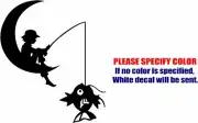 Ash Fishing Magikarp Decal Sticker JDM Funny Vinyl Car Window Bumper Truck 6"
